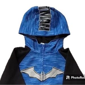 Batman ZipUp Hoody Size 14/16 Brand New w/ Tags